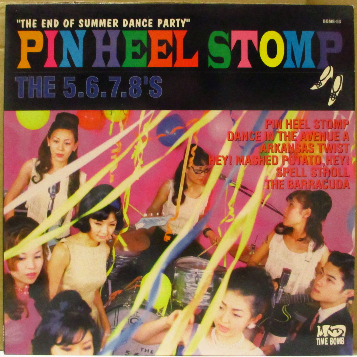 5.6.7.8'S (ファイブ・シックス・セヴン・エイツ) - Pin Heel Stomp (Japan '97 オリジナル6曲入り33回転 12インチ)