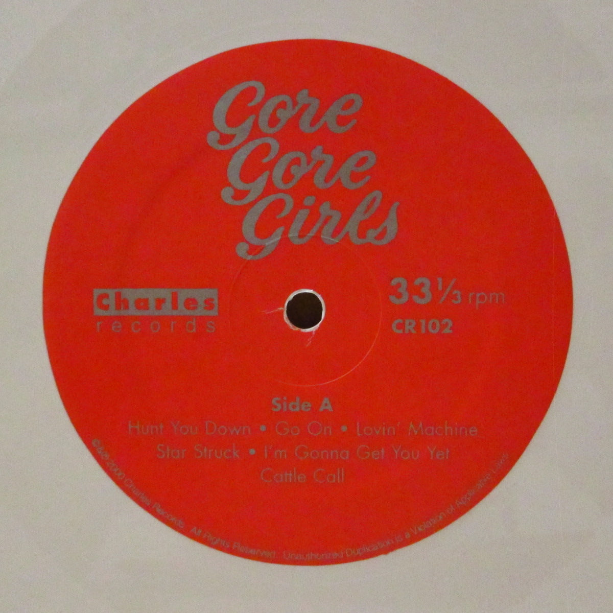 GORE GORE GIRLS (ゴア・ゴア・ガールズ) - Strange Girls (US 限定「白盤」 LP+ソフト紙インナー) '01年1stアルバム