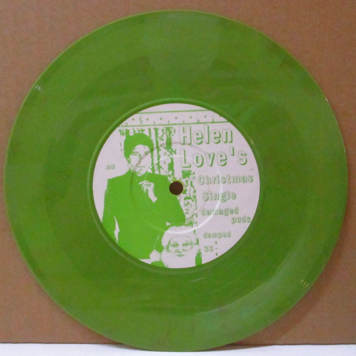 HELEN LOVE / WAT TYLER (ヘレン・ラヴ / ワット・テイラー) - The Christmas Single (UK '93 限定「グリーンマーブルヴァイナル」 7インチ+マット・ソフト紙ジャケ)