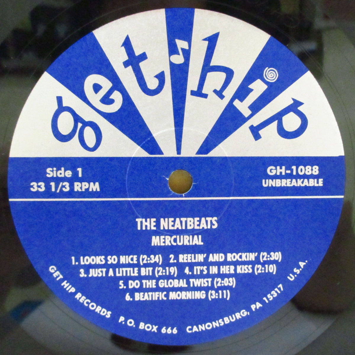 NEATBEATS (ニートビーツ) - Mercurial... (US '99 初回オリジナル「黒盤」モノラル LP+インナー) '99年2ndアルバム