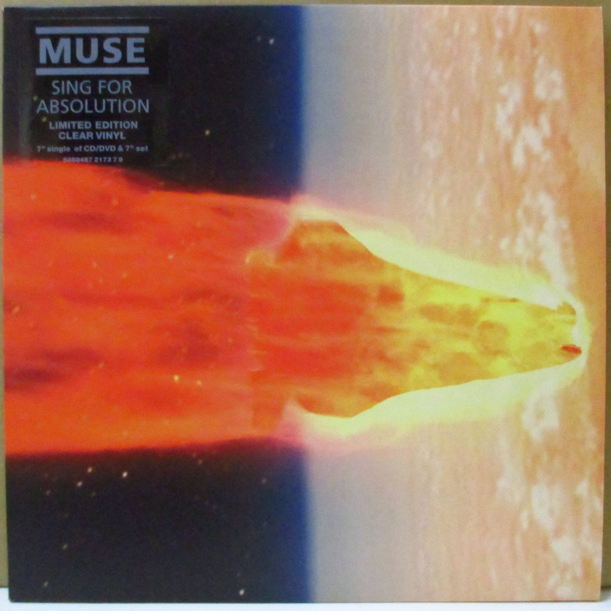MUSE (ミューズ) - Sing For Absolution (UK '04 限定「クリアヴァイナル」 7インチ+レアステッカー付き光沢固紙ジャケ)