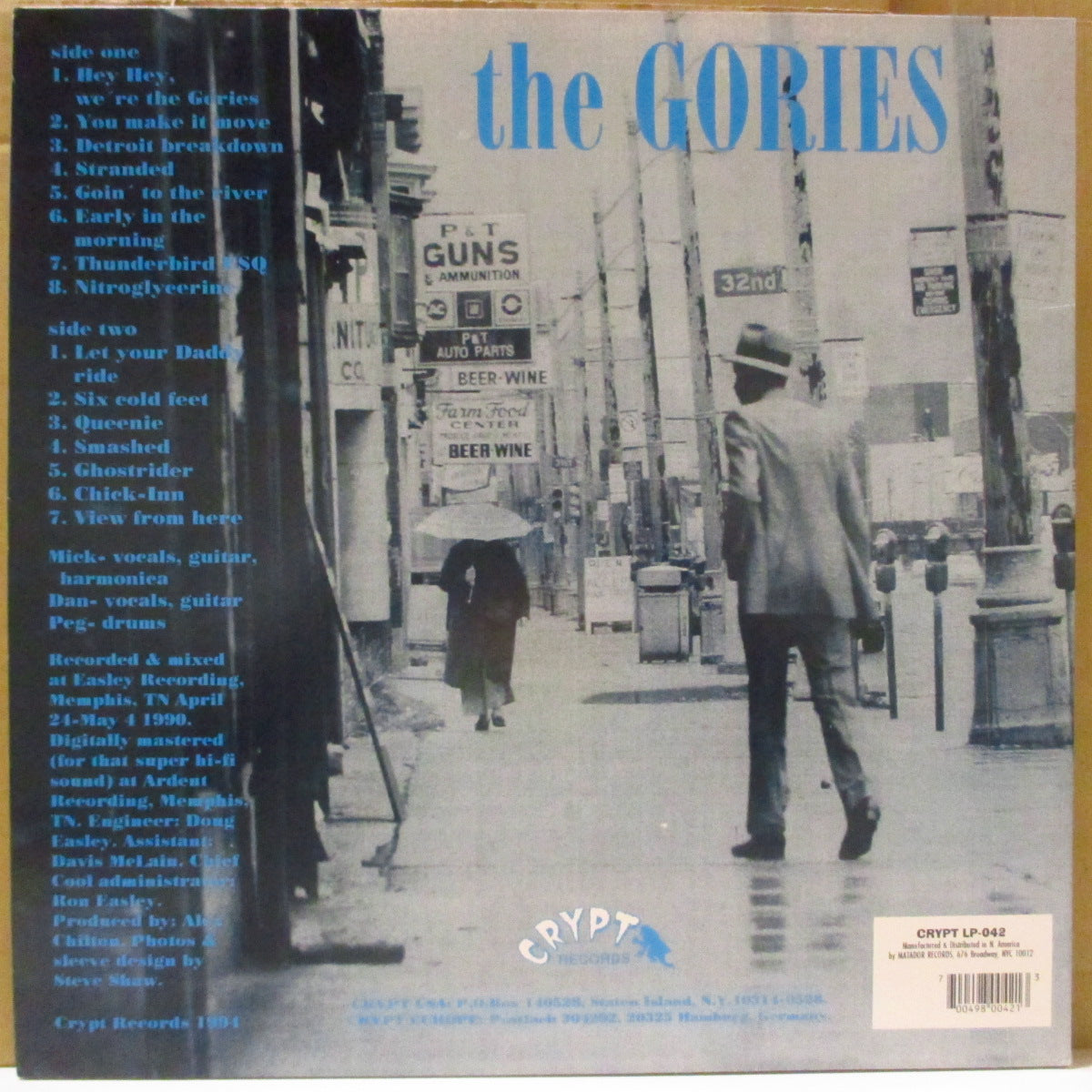 GORIES, THE (ゴリーズ) - I Know You Here Fine, But How You Doin' (US '09 再発「両面作曲クレジットありラベ」LP) '90年2ndアルバム
