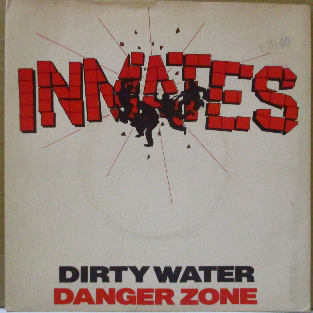 INMATES (インメイツ) - Dirty Water(UK 再発「リムにギザありラベ」 7インチ+光沢固紙ジャケ)