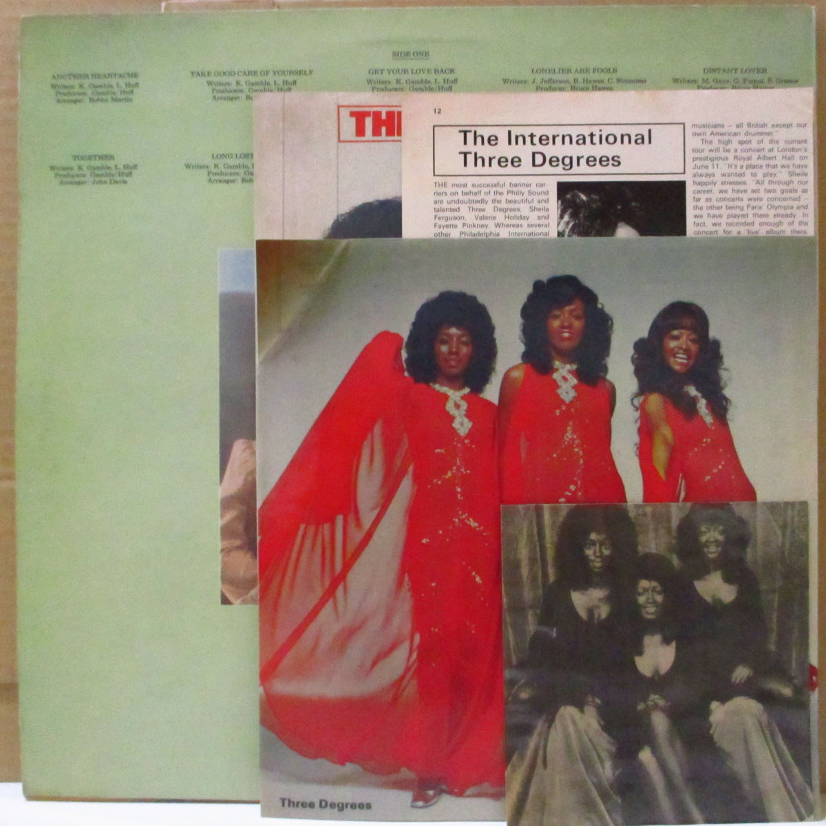 THREE DEGREES, THE (ザ・スリー・ディグリーズ) - Take Good Care Of Yourself (UK '75 オリジナル・ステレオ LP)サードアルバム、長年LP未再発化