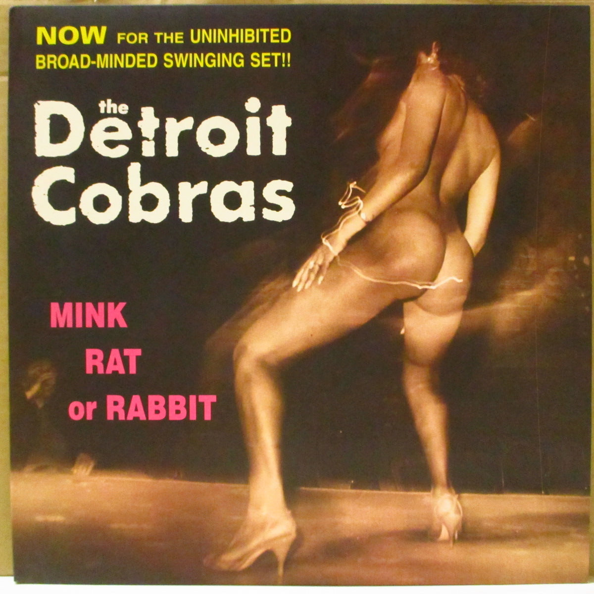 DETROIT COBRAS, THE (ザ・デトロイト・コブラス) - Mink Rat Or Rabbit (US '01 再発1,000枚限定「白黒ラベ・黒盤」 LP) '98年1stアルバム