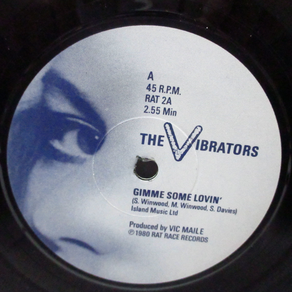 VIBRATORS, THE (ヴァイブレーターズ) - Gimme Some Lovin' (UK オリジナル 7"/マットソフト紙折り返しジャケ) スペンサー・デイヴィス・グループのカバー!