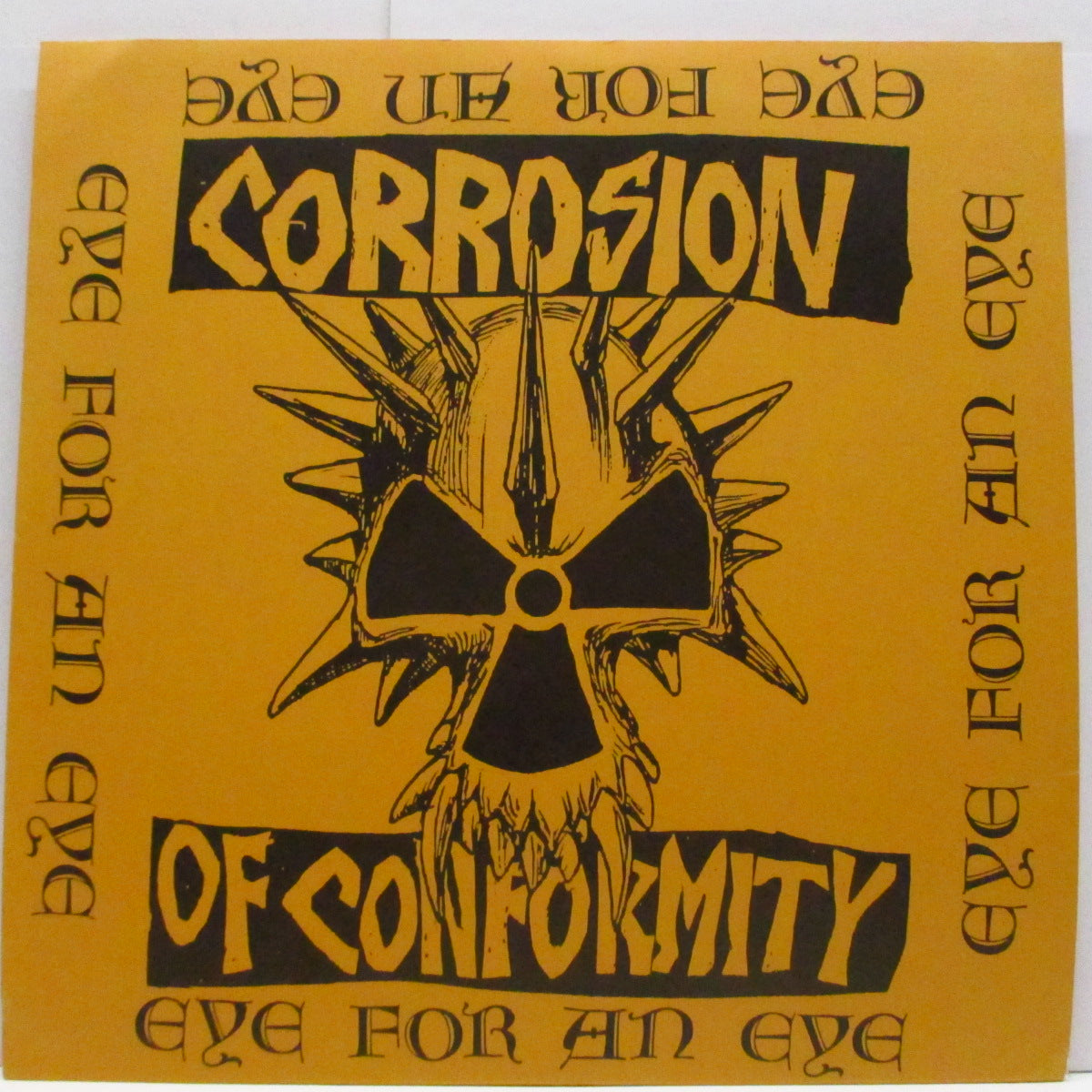 C.O.C. (Corrosion Of Conformity) (コロージョン・オブ・コンフォーミティ) - Eye For An Eye (US 00's リプロ再発 LP/オレンジ「スカル」ジャケ)'84年ファースト!