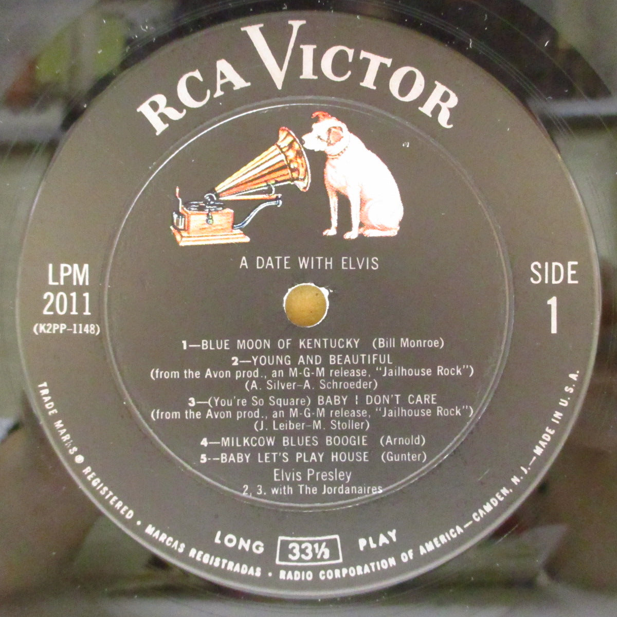 ELVIS PRESLEY (エルヴィス・プレスリー) - A Date With Elvis (US '59 初回オリジナル・モノラル LP/ 見開きジャケ)近年稀な美品