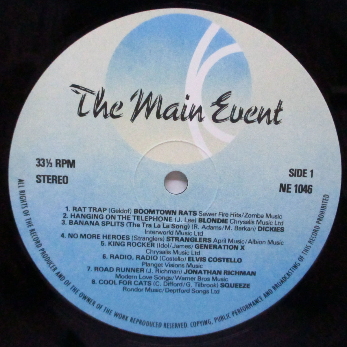 V.A. ('79年英米パンク〜ニューウェーブ・コンピ) - The Main Event (UK オリジナル LP/表面コーティングジャケ)
