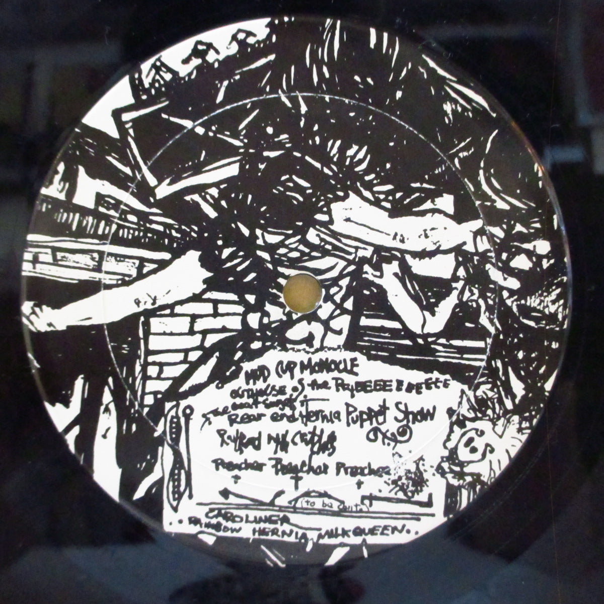 CAROLINER RAINBOW Hernia Milk Queen (キャロライナー・レインボウ) - Rear End Hernia Puppet Show (US オリジナル LP ボックスセット+インサート) S.F.変態インプロ/エクスペリメンタル'85年デビューアルバム