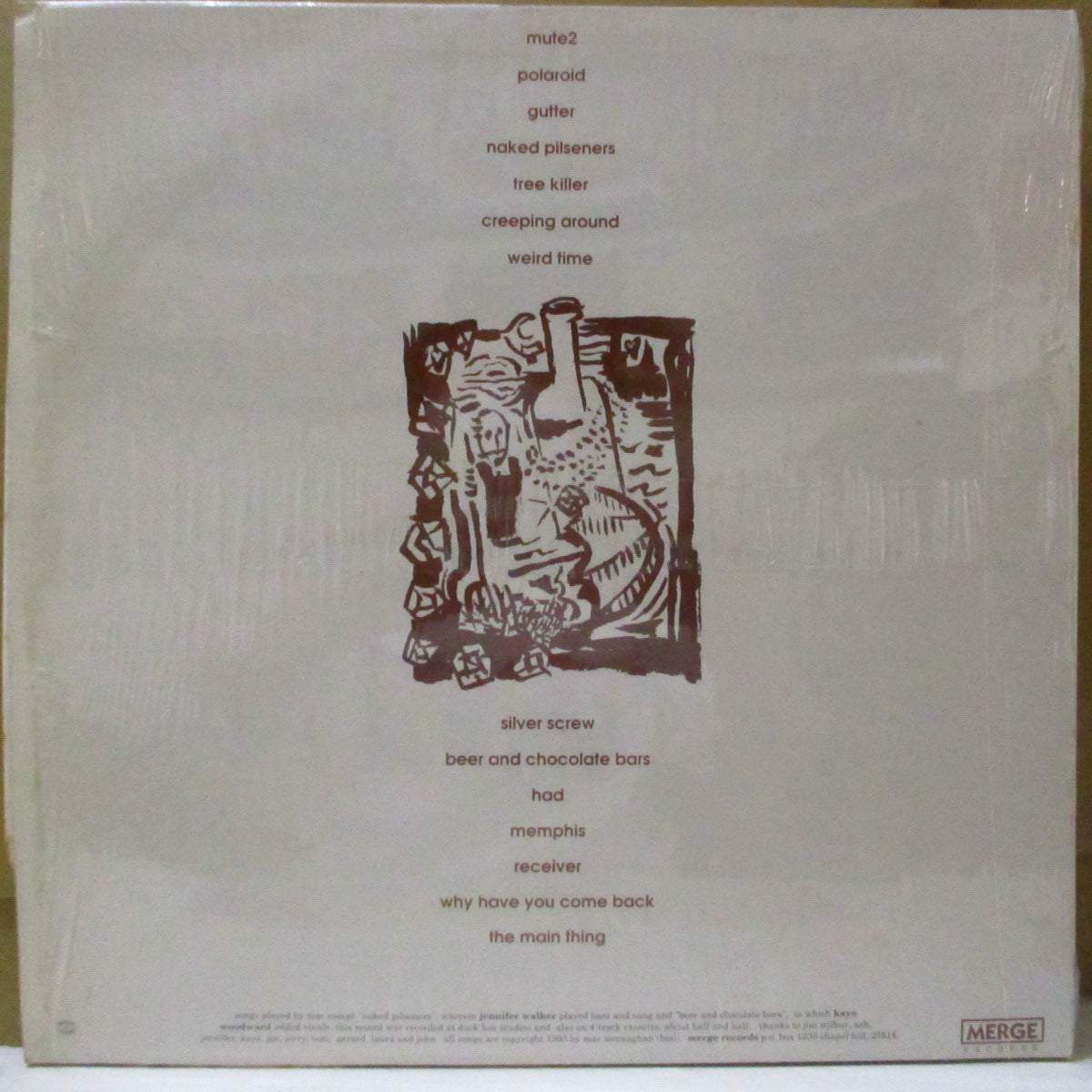 PORTASTATIC (ポータスタティック = Superchunk マック・マッコーハンのサイドプロジェクト) - I Hope Your Heart Is Not Brittle (US オリジナル LP+インサート) '93年1stアルバム