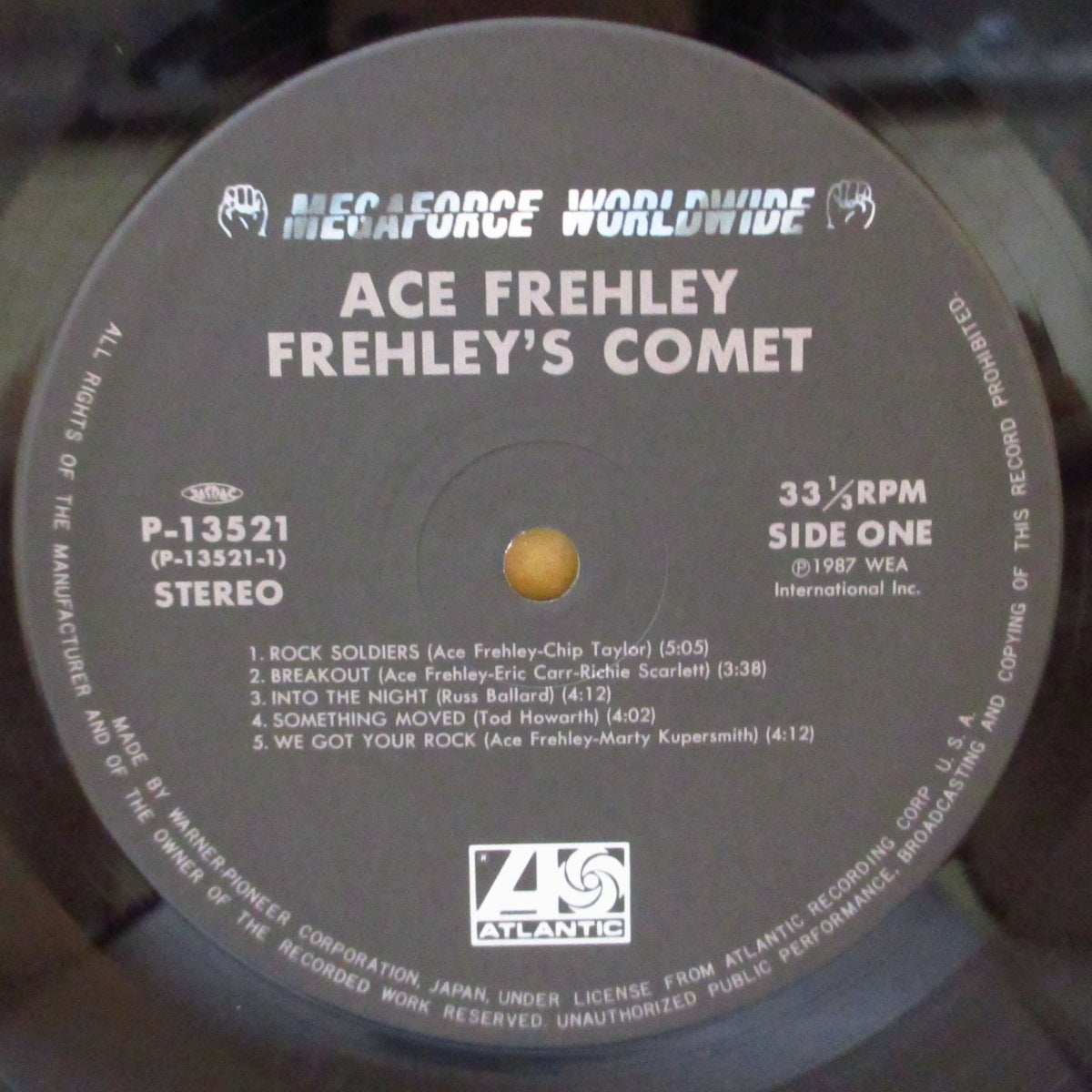 ACE FREHLEY (エース・フレイリー) - Frehley's Comet (Japan オリジナル LP+見開きインサート/帯欠) '87年2ndソロアルバム