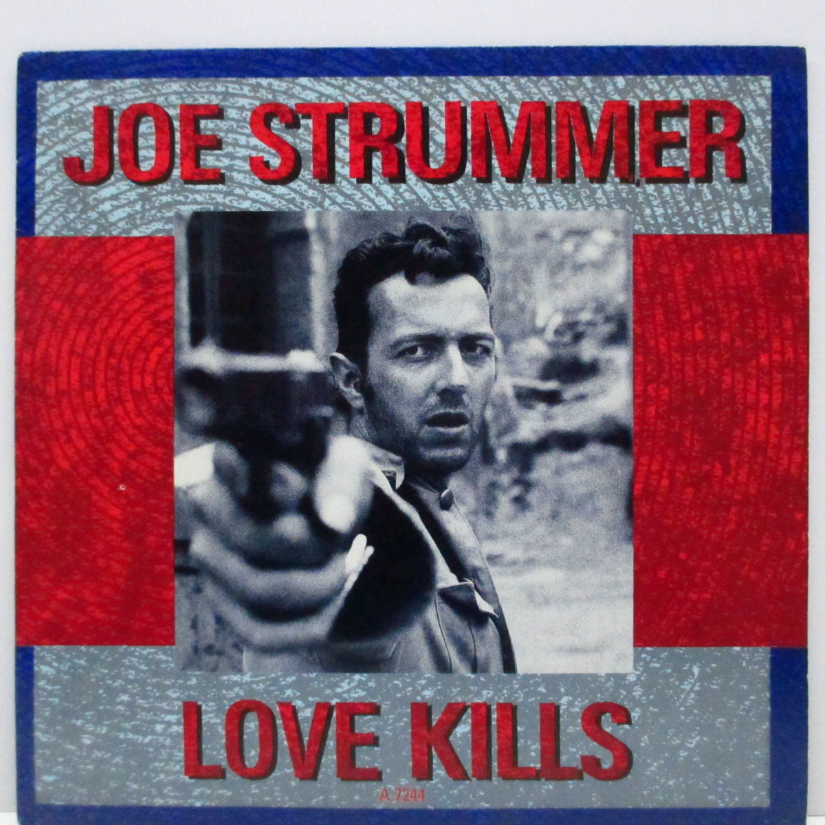 JOE STRUMMER (ジョー・ストラマー) - Love Kills (UK オリジナル 7"+光沢固紙折り返ジャケ)