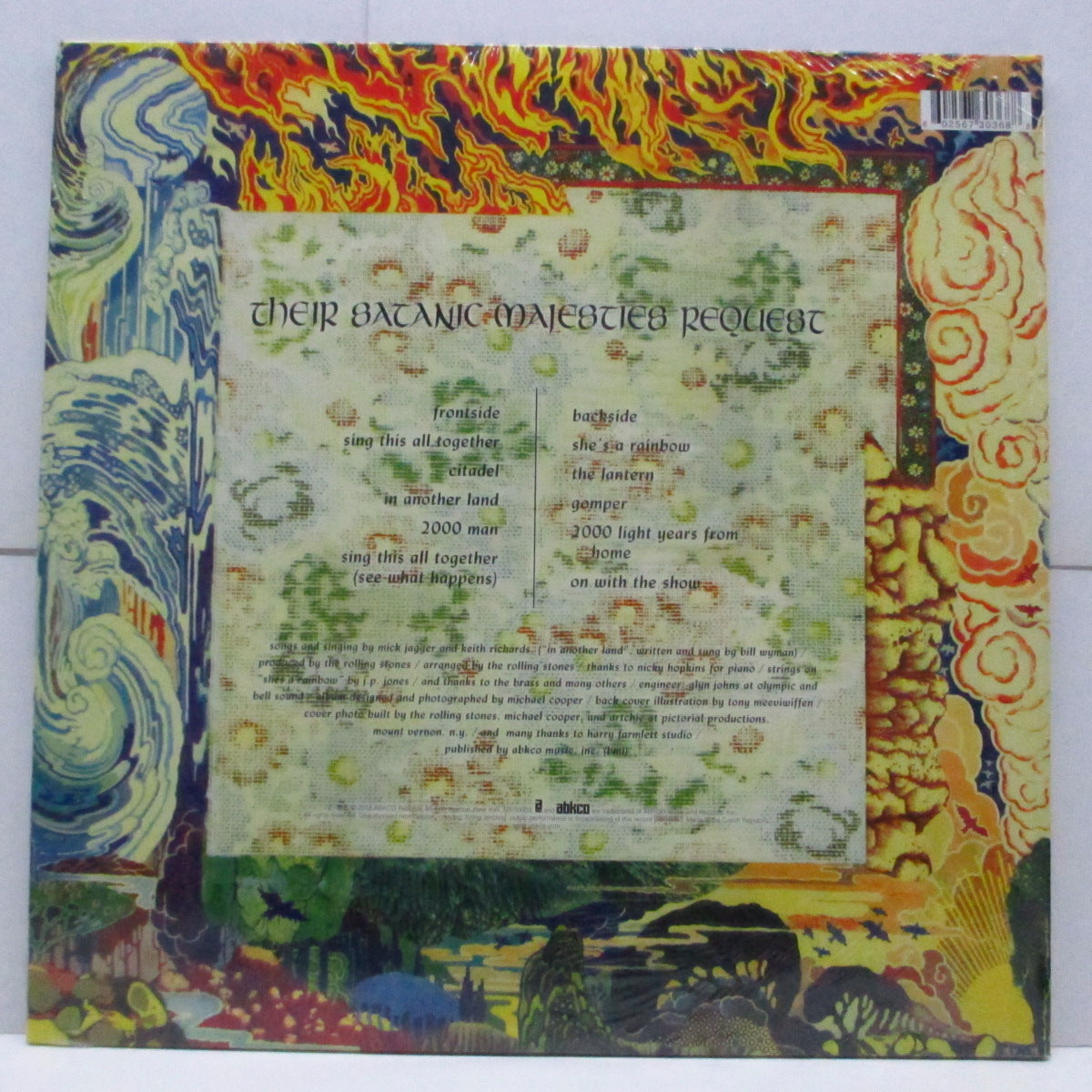 ROLLING STONES (ローリング・ストーンズ) - Their Satanic Majesties Request (EU '18 レコードストアデイ 3,500枚限定再発「クリアヴァイナル」 LP+ステッカー付「3D」見開ジャケ/廃盤 New)