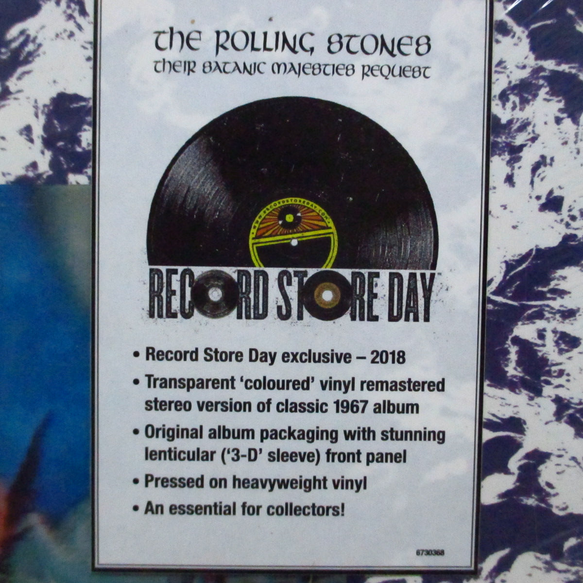 ROLLING STONES (ローリング・ストーンズ) - Their Satanic Majesties Request (EU '18 レコードストアデイ 3,500枚限定再発「クリアヴァイナル」 LP+ステッカー付「3D」見開ジャケ/廃盤 New)