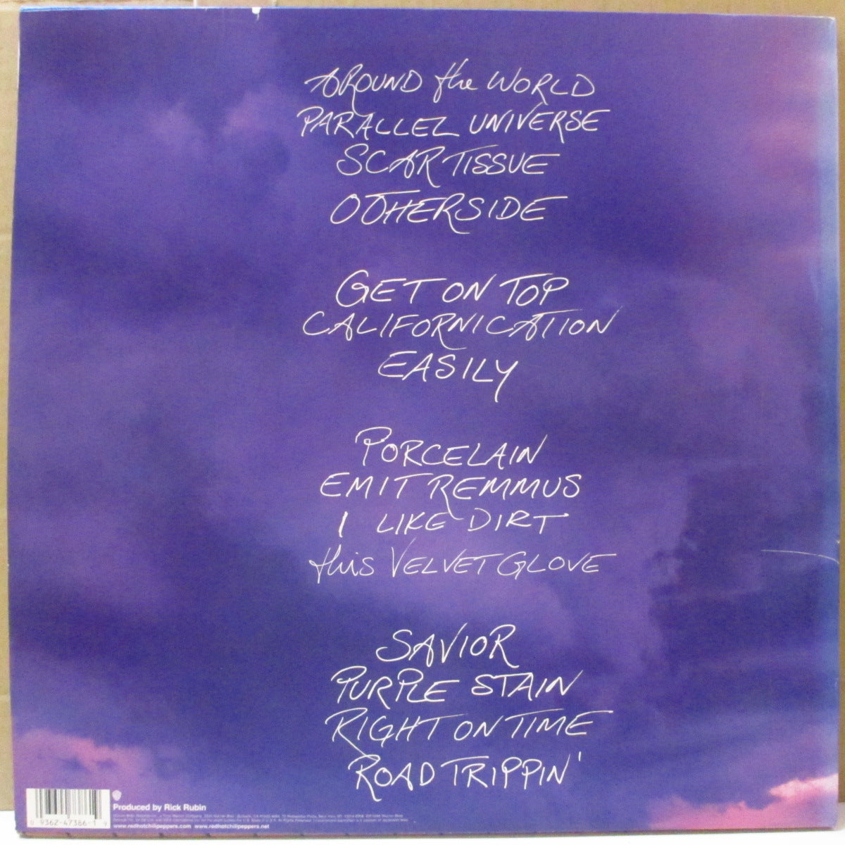 RED HOT CHILI PEPPERS (レッド・ホット・チリ・ペッパーズ) - Californication (US オリジナル180グラム重量 2xLP+インサート)