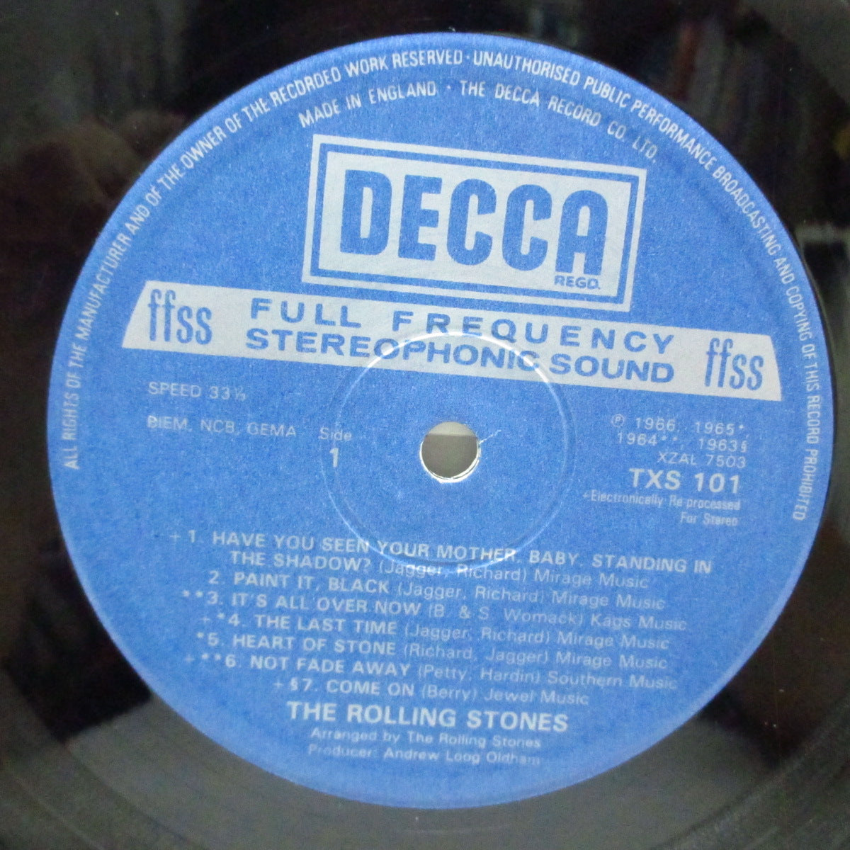 ROLLING STONES (ローリング・ストーンズ) - Big Hits (High Tide And Green Grass) (UK 70's 再発「銀ボックスロゴ、青ラベ」ステレオ LP/見開きジャケ)