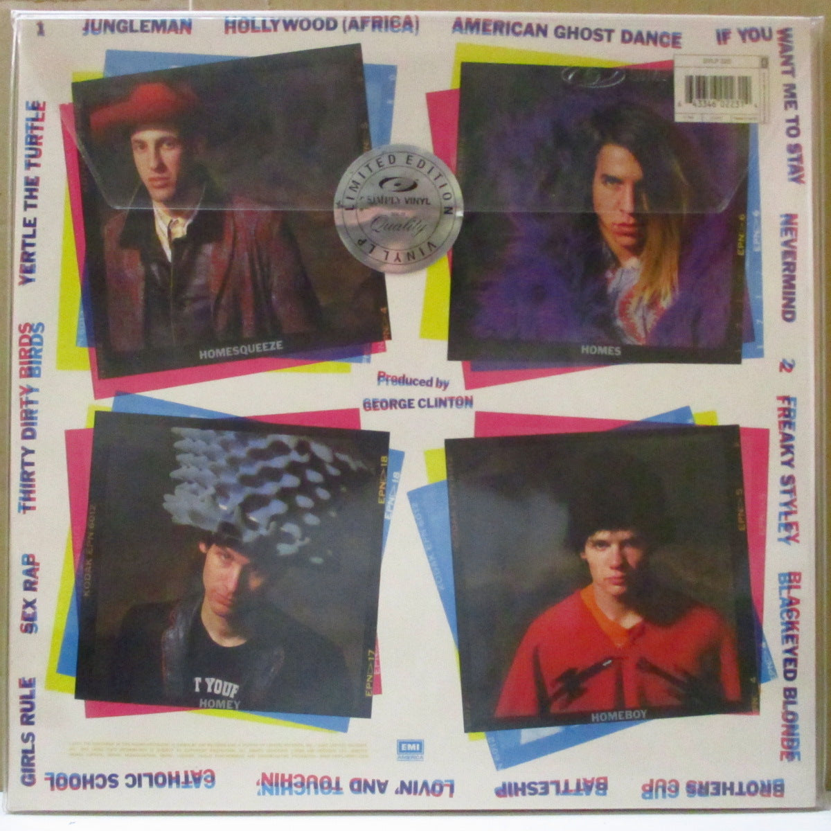 RED HOT CHILI PEPPERS (レッド・ホット・チリ・ペッパーズ) - Freaky Styley (EU '00 シンプリーバイナル社限定再発180g LP+インサート/レアステッカー付きPVC)