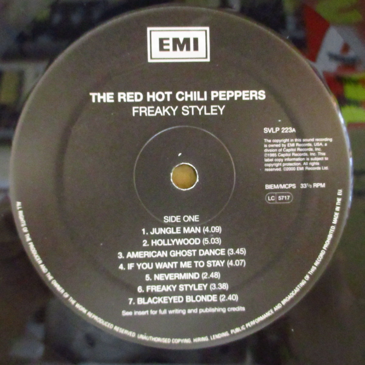 RED HOT CHILI PEPPERS (レッド・ホット・チリ・ペッパーズ) - Freaky Styley (EU '00 シンプリーバイナル社限定再発180g LP+インサート/レアステッカー付きPVC)