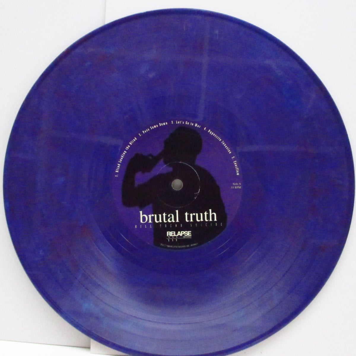 BRUTAL TRUTH (ブルータル・トゥルース) - Kill Trend Suicide (US '96 限定「紫マーブルヴァイナル」10曲入り 10")