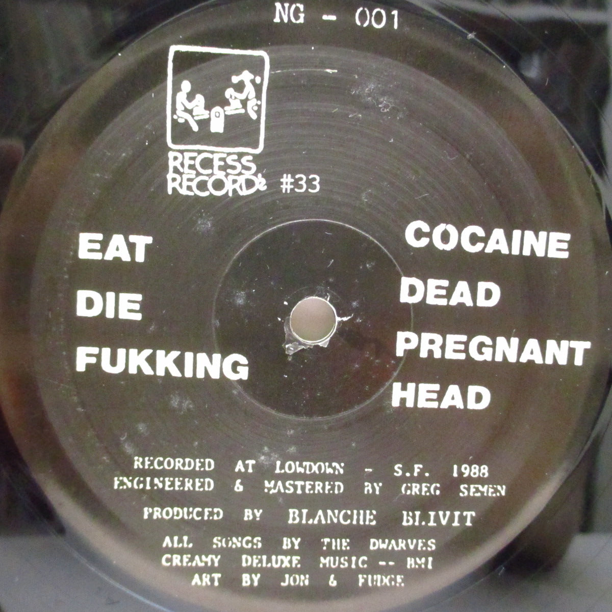 DWARVES (ドワーヴス) - Toolin' For A Warm Teabag (US '96 限定1,000枚再発7曲入り 12"/Recess #33)