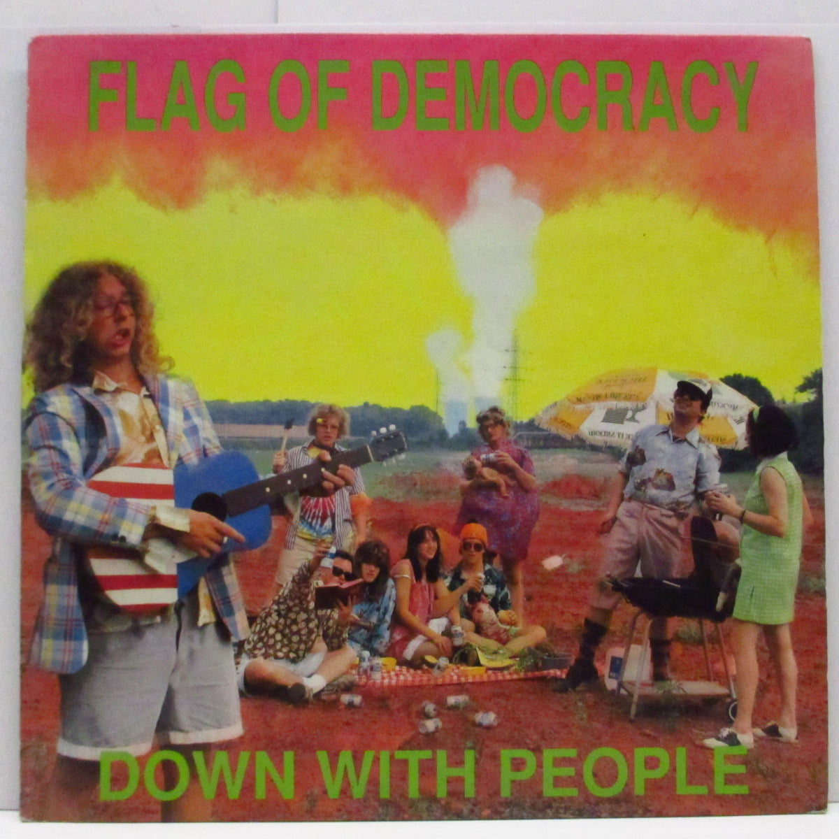 F.O.D. (FLAG OF DEMOCRACY) (フラッグ・オブ・デモクラシー) - Down With People (German '90 オリジナル LP+インナー)'90年サード!