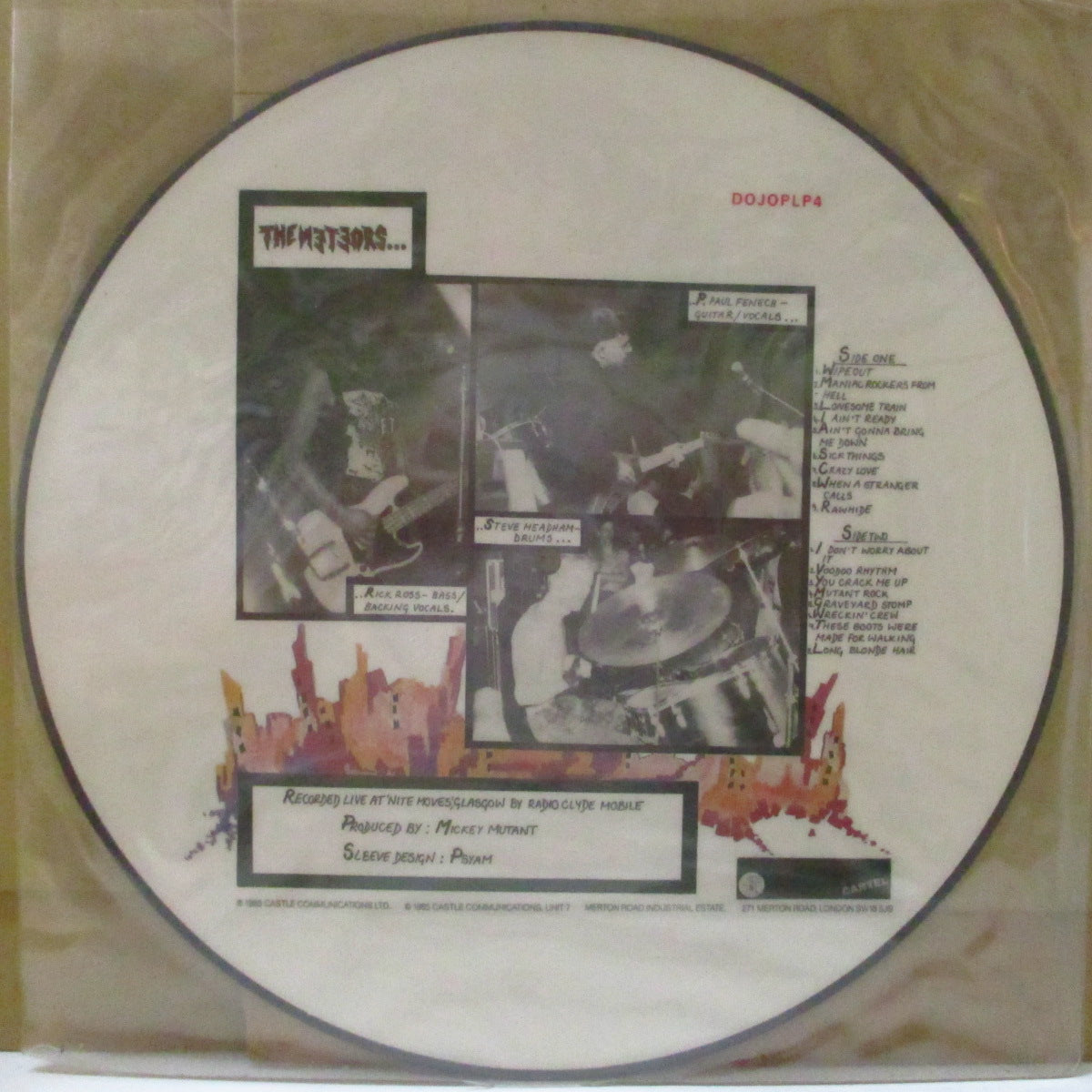 METEORS (メテオス) - Live (UK 限定再発ピクチャー LP+PVC)