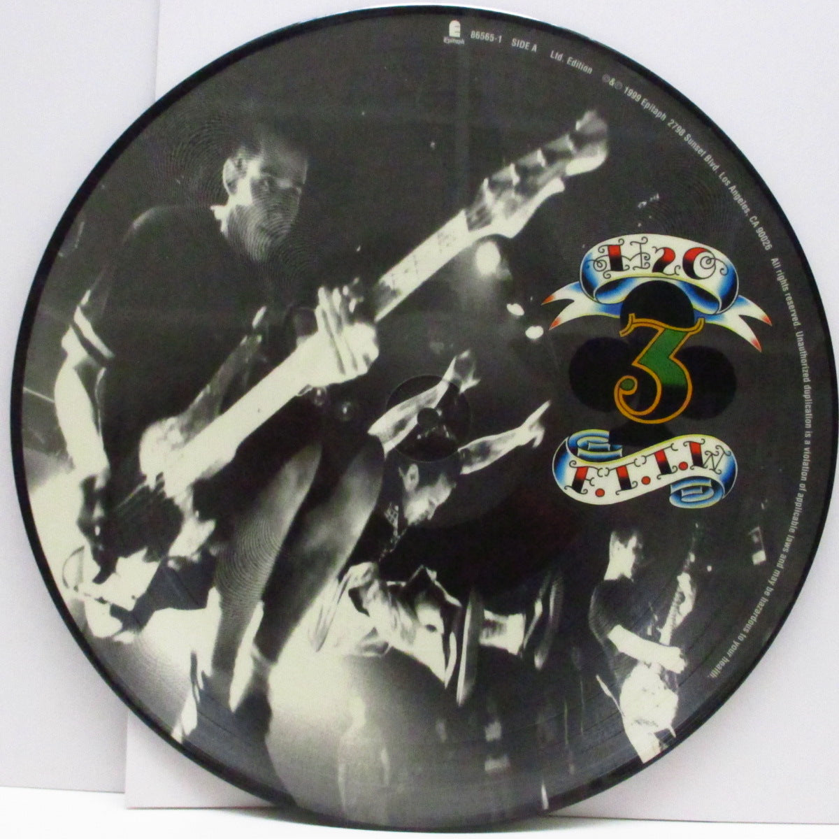 H2O (エイチ・ツー・オー) - F.T.T.W. (US '99 限定「ピクチャー」LP) '96年サード!