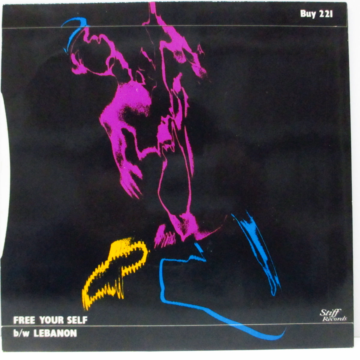 UNTOUCHABLES, THE (ジ・アンタッチャブルズ) - Free Yourself (UK オリジナル 7"/光沢固紙製折り返「黒」ジャケ)