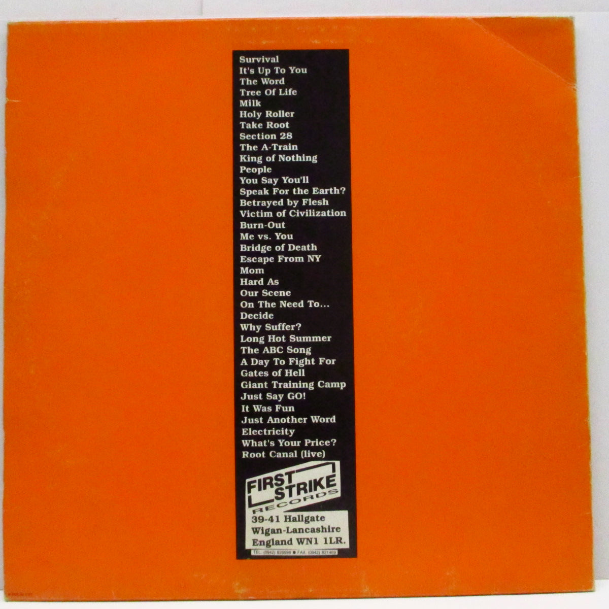 GO! (ゴー) - Total (UK '91 限定2,000枚 LP+インサート/ステッカー付きジャケ)7"EPコンピ!