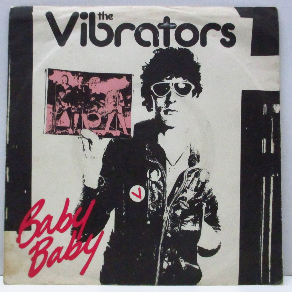 VIBRATORS, THE (ヴァイブレーターズ) - Baby Baby / Into The Future...(UK オリジナル「フラットセンター」7"/マットソフト紙折り返ジャケ)