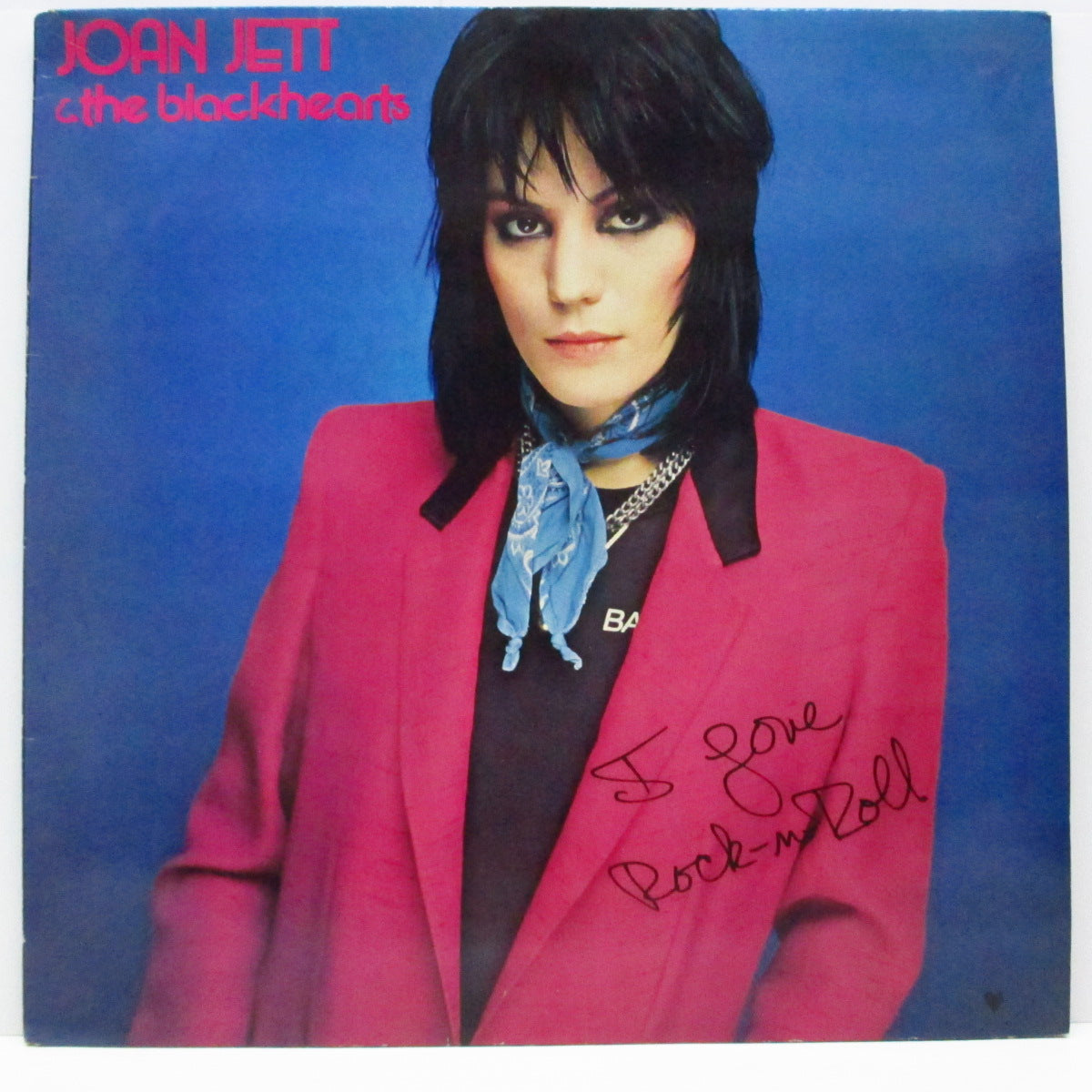 JOAN JETT u0026 THE BLACKHEARTS (ジョーン・ジェット u0026 ザ・ブラックハーツ) - I Love Rock'n Roll  (UK オリジナル LP)