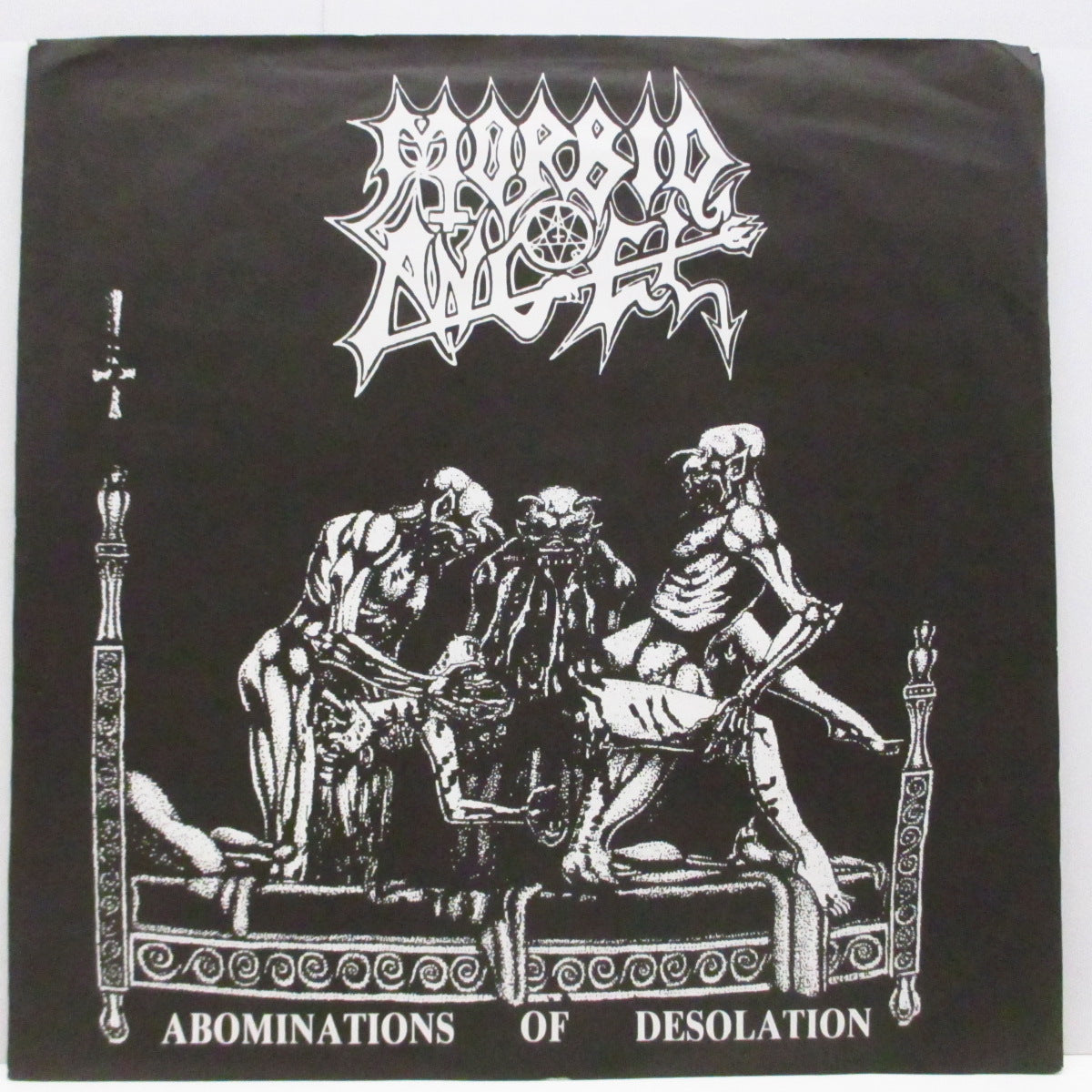MORBID ANGEL (モービッド・エンジェル) - Abominations Of Desolation (EU 90's 再発「ブラックヴァイナル」LP/ナンバリング無しジャケ)