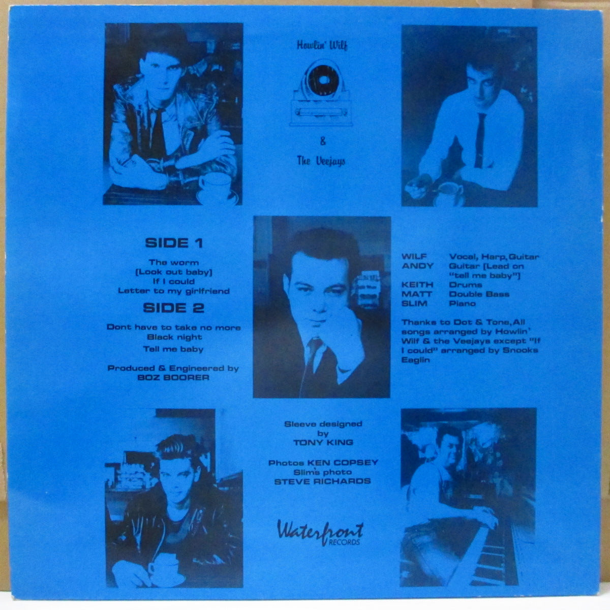 HOWLIN' WILF & THE VEE-JAYS (ハウリン・ウィルフ・アンド・ザ・ヴィージェイズ) - Blue Men Sing The Whites (UK オリジナル LP/ブルー光沢ジャケ)