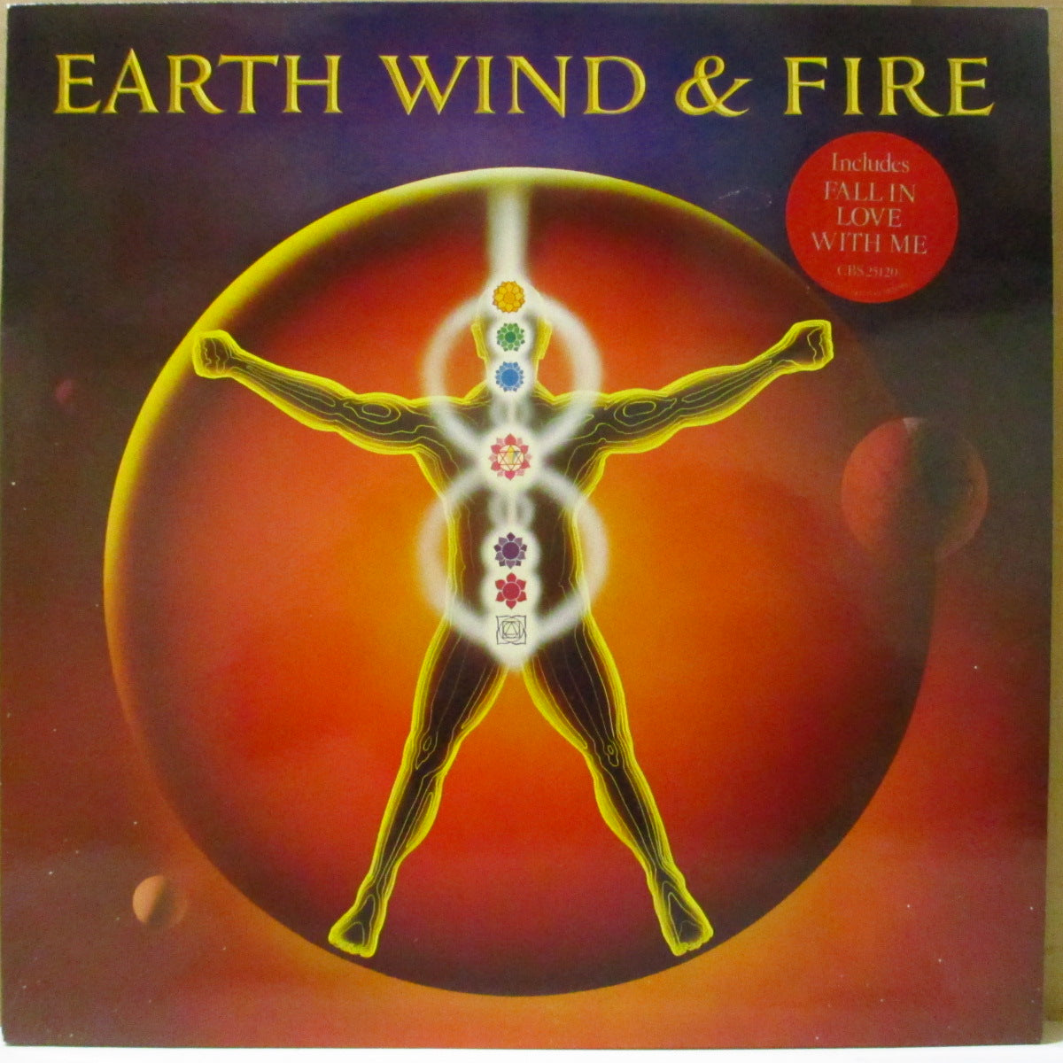 EARTH, WIND & FIRE (アース・ウィンド・アンド・ファイアー) - Powerlight (UK '83 初回オリジナル・ステレオ LP+インナー/宣伝円形ステッカー付きジャケ)近年稀な超美品!