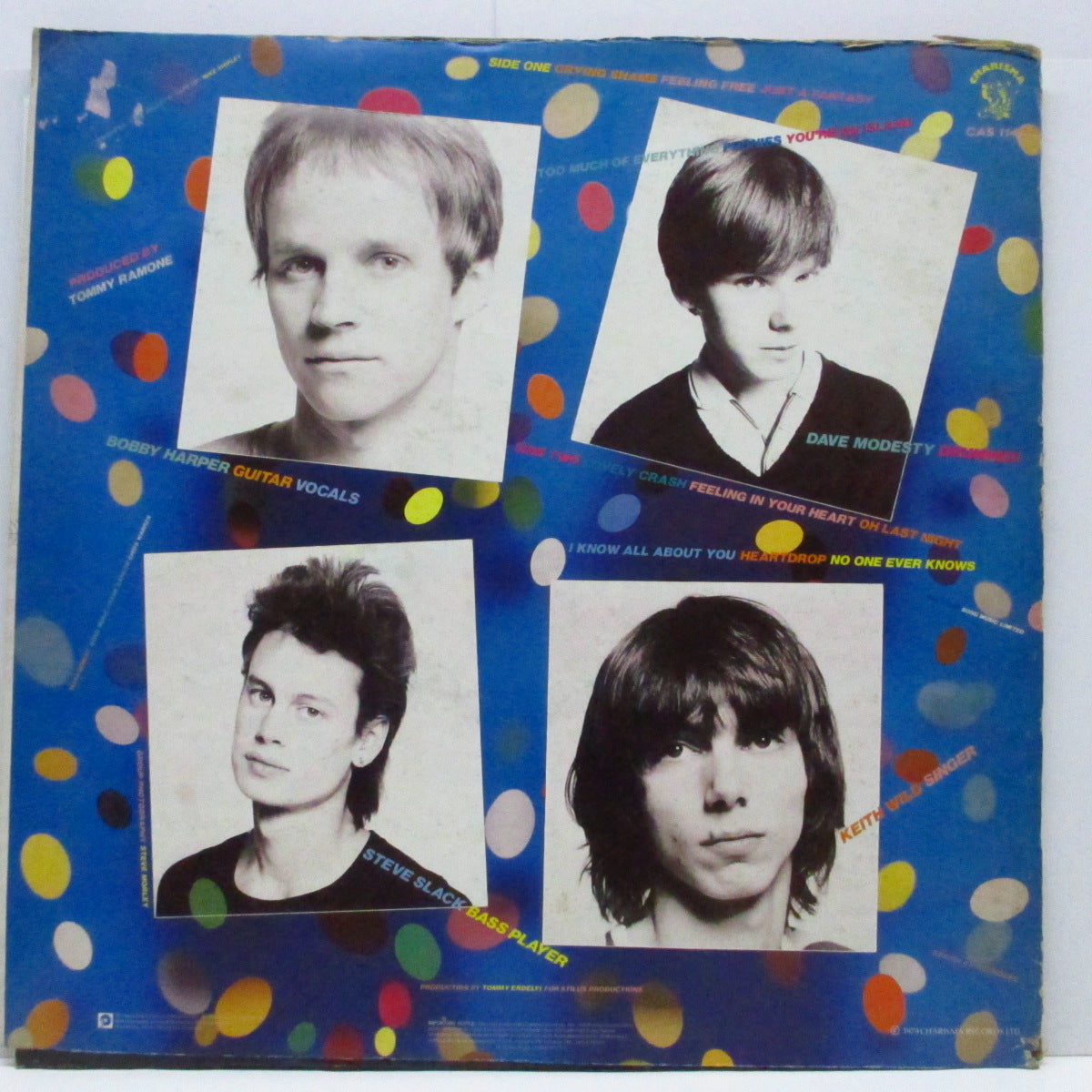 DAZZLERS, THE (ザ・ダズラーズ) - Feeling Free (UK テストプレス LP+インナー/「校正刷り」赤ジャケ)