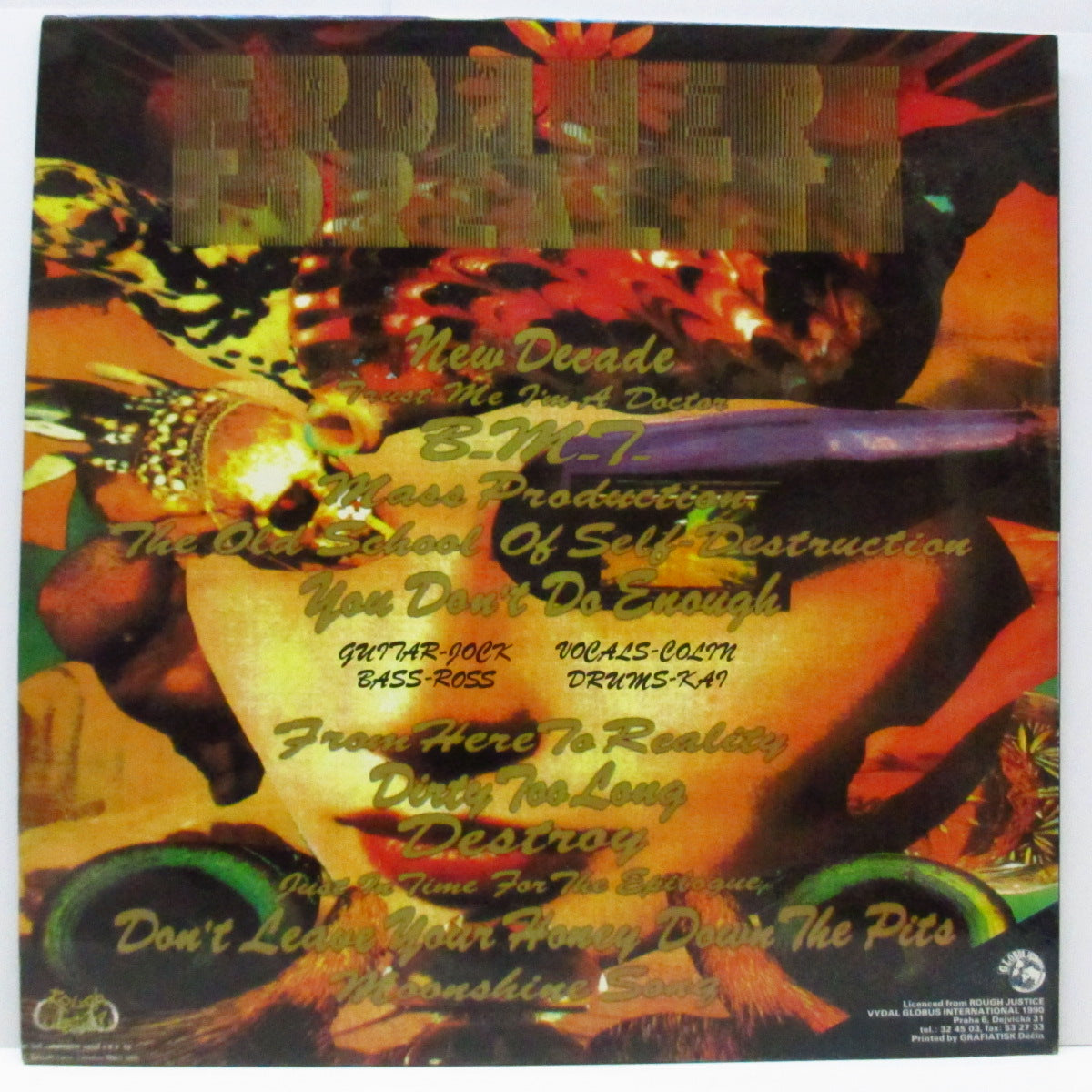 Charged G.B.H (チャージド G.B.H) - From Here To Reality (Czecho オリジナル LP) 近年稀な美品!