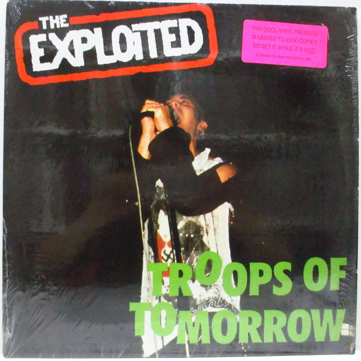 EXPLOITED, THE (ジ・エクスプロイテッド) - Troops Of Tomorrow (US '90 「3,000枚限定」再発 LP/ステッカー付き別デザインジャケ)2nd アルバム