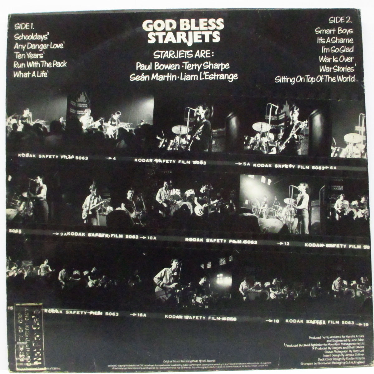 STARJETS (スタージェッツ) - God Bless (UK オリジナル LP+インサート/プロモ・スタンプ・ジャケ) '79年唯一アルバム!