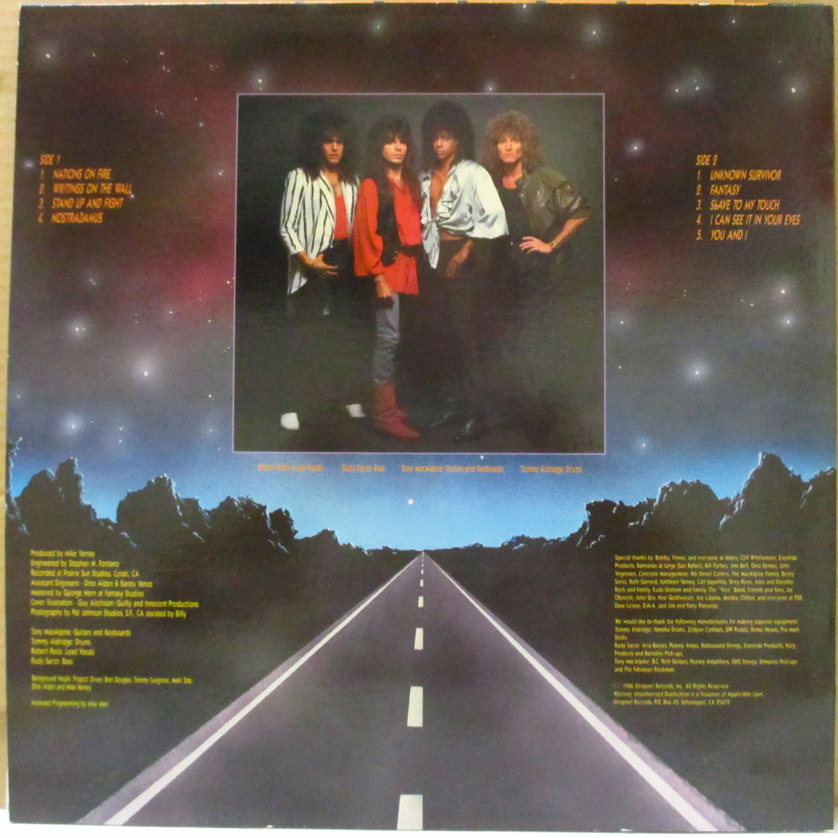MACALPINE-ALDRIDGE-ROCK-SARZO (マカパイン・アルドリッジ・ロック・サーゾ) - Project: Driver (US オリジナル LP) '86年豪華共演バンド唯一のアルバム
