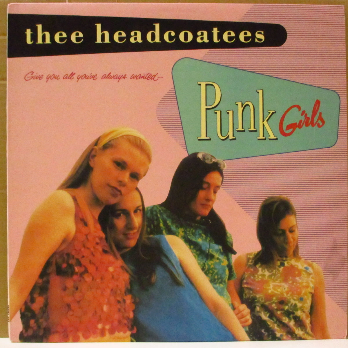 HEADCOATEES (ヘッドコーティーズ) - Punk Girls (US オリジナル LP/ピンク光沢ジャケ) '97年アルバム