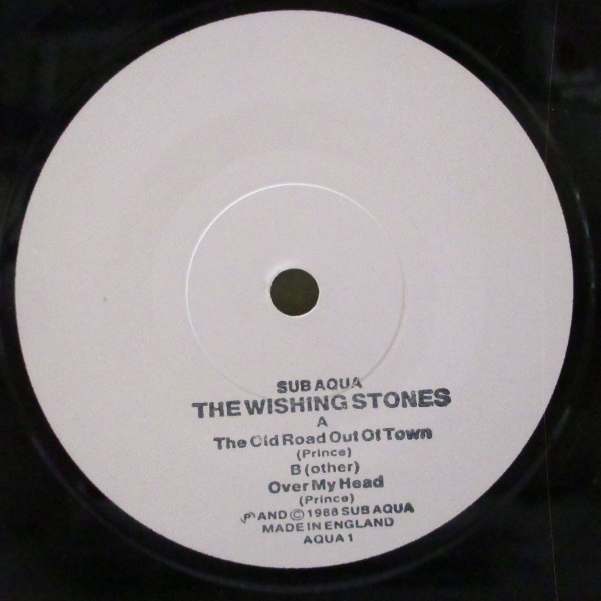 WISHING STONES, THE (ザ・ウィッシング・ストーンズ) - The Old Road Out Of Town (UK オリジナル 7インチ+レアステッカー付き光沢固紙ジャケ)