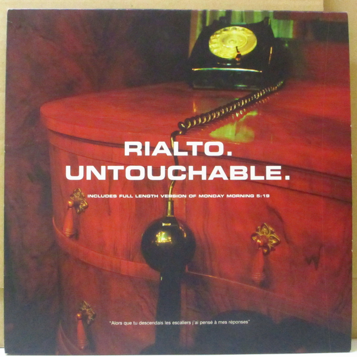 RIALTO (リアルト) - Untouchable (UK '98 オリジナル2曲入り 10インチ+固紙インナー)ブリットポップ名曲