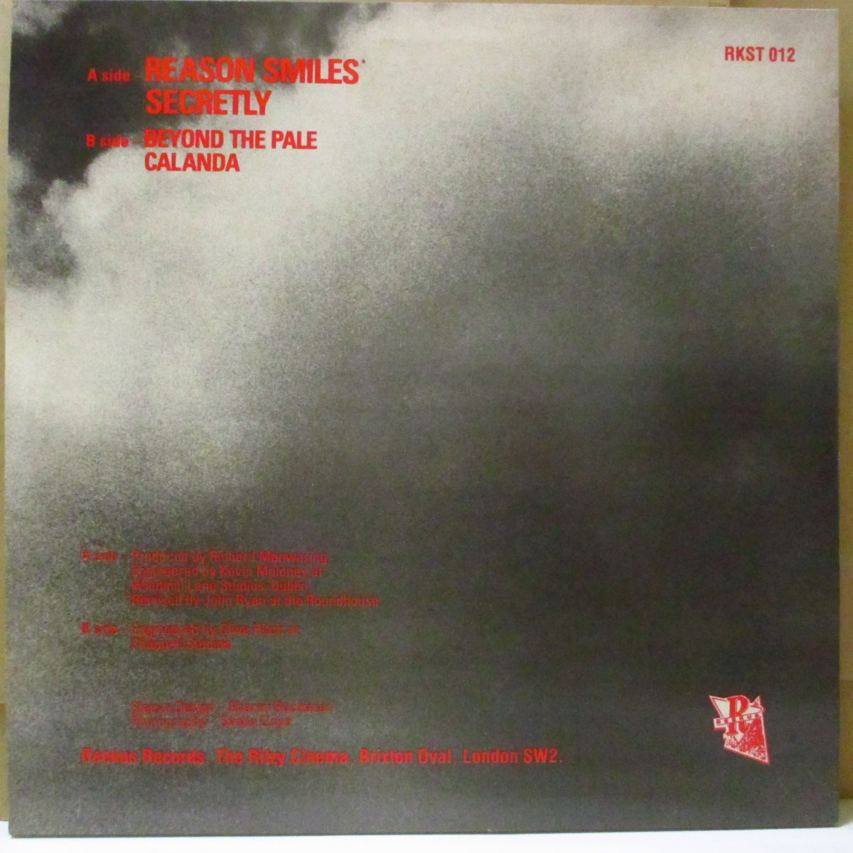 BIG SELF (ビッグ・セルフ) - Reason Smiles (UK オリジナル4曲入り 12インチ) '85年EP