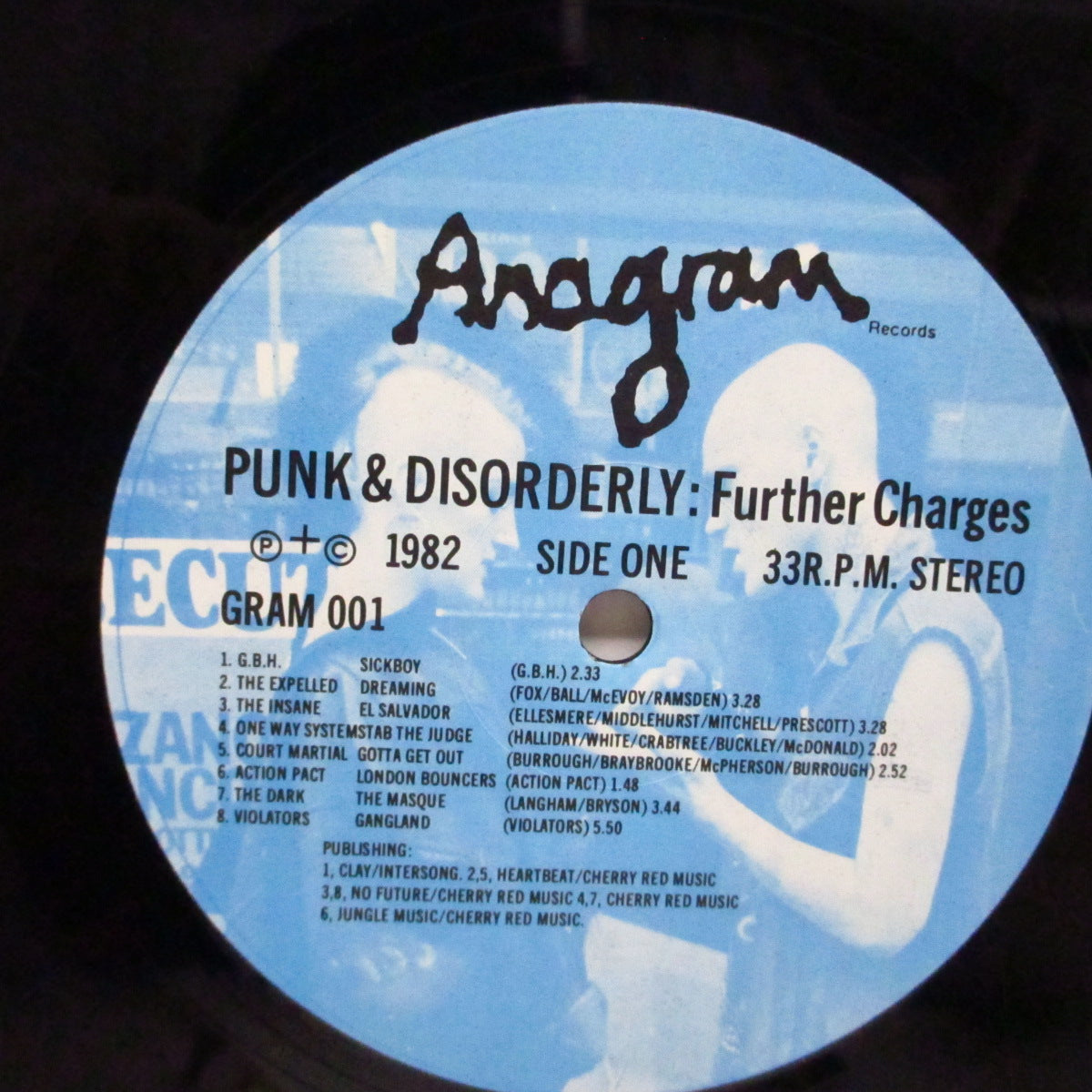 V.A. (UK 80'sハードコア・コンピ) - Punk And Disorderly : Further Charges (UK 80's 再発「ブラックヴァイナル」LP)