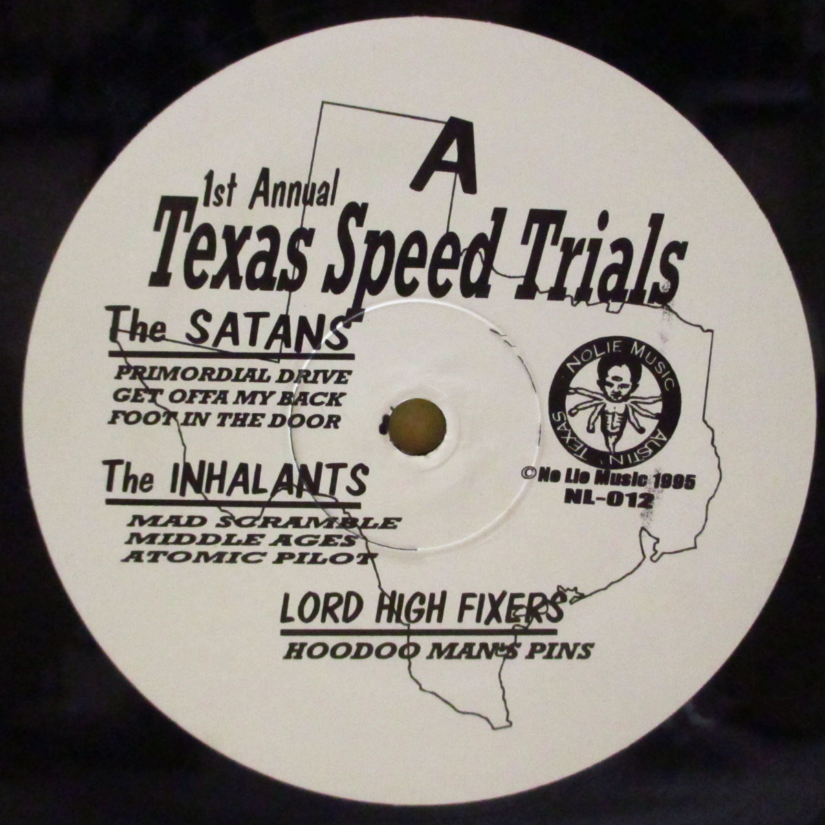 V.A. ('90s US・ガレージロック/ガレージパンク・コンピ) - 1st Annual Texas Speed Trials (US オリジナル LP/黄色光沢ジャケ) '95年コンピレーション