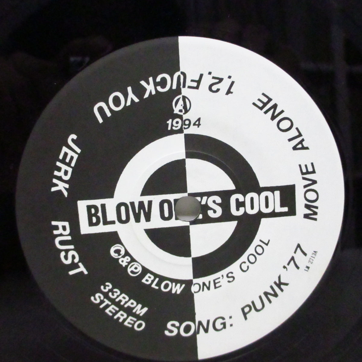 BLOW ONE'S COOL (ブロウ・ワンズ・クール) - 1. 2. Fuck You!! (Japan '94「500枚限定」5曲入り 7"/光沢ソフト紙二つ折りジャケ)