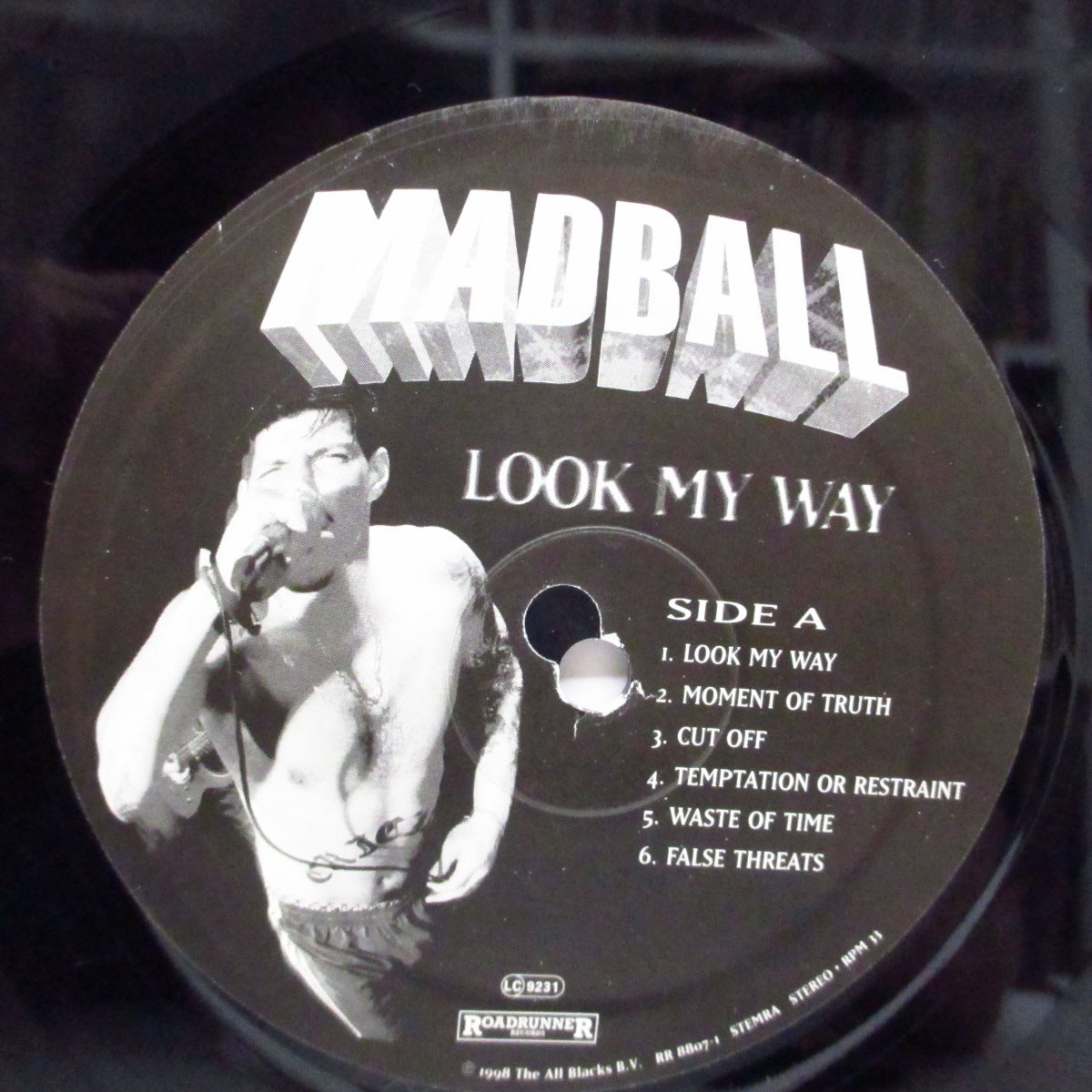 MADBALL (マッドボール) - Look My Way (Dutch '98 初回400枚限定「黒盤」LP+インサート)サード!
