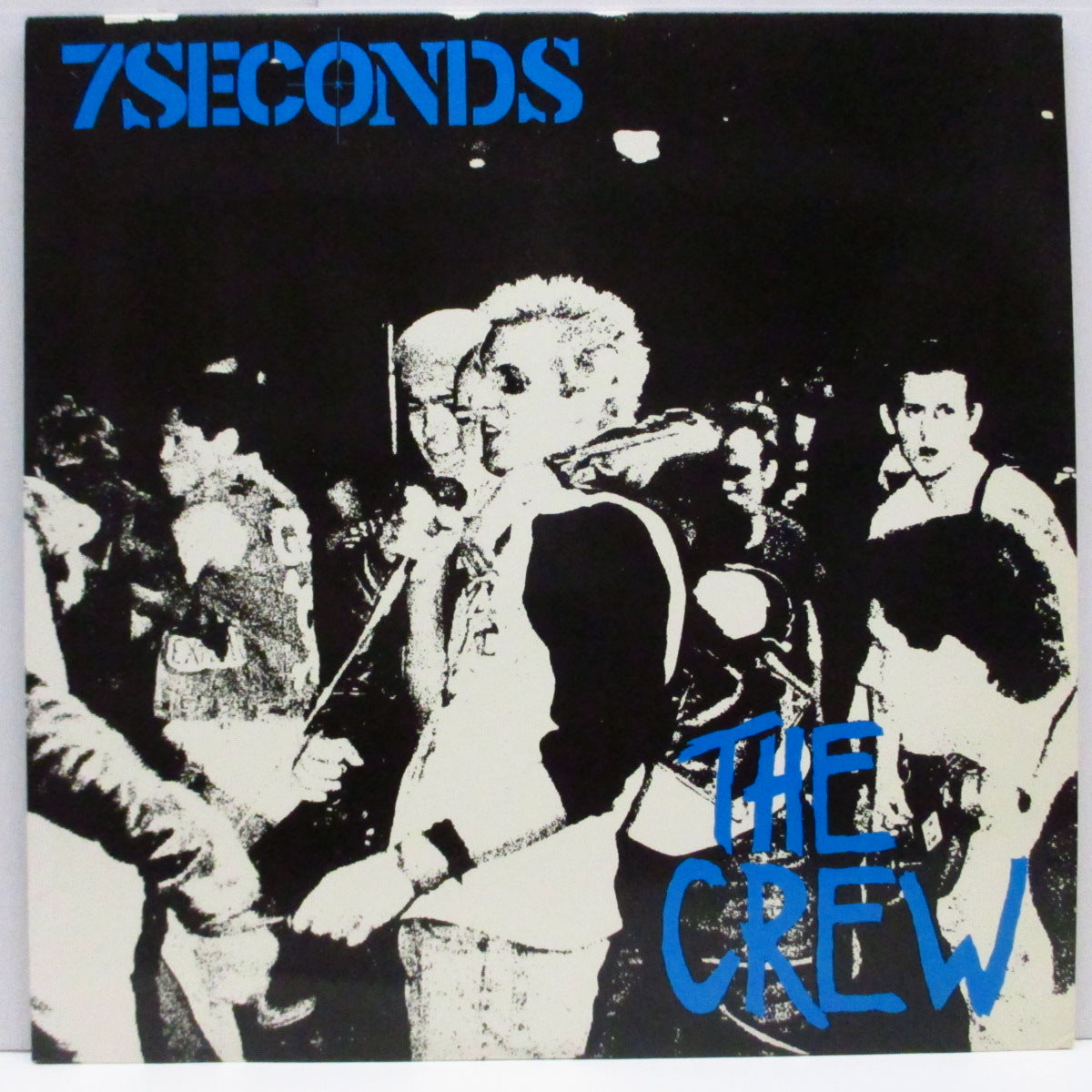 7 SECONDS (セブン・セカンズ) - The Crew (US '16 再発「薄グレイロゴ / 白ラベ」黒盤 LP ) '84年ファースト!