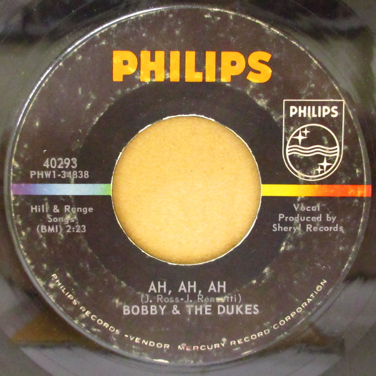 BOBBY & THE DUKES (ボビー&ザ・デュークス) - Ah, Ah, Ah (US '66 オリジナル 7インチ)ブルーアイドSOUL、NEW BREED〜ラテン・ノーザン!